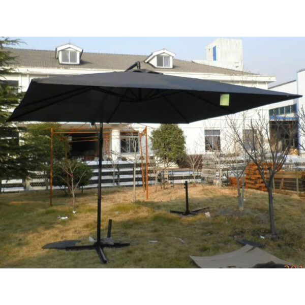 black 8 x 10 patio umbrella MEWAY Rectangular Outdoor Umbrella with Push Button Tilt and Crank Lift System, Market Umbrella 6 Sturdy Ribs UV Protection for Table, Deck, Pool, Backyard, Garden(6.5x10 ft, Black) UM8810RT Size ROMA UMBRELLA 8 X 10