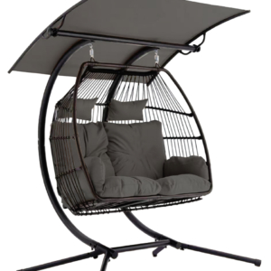 TULUM Steel foldable double hanging chair